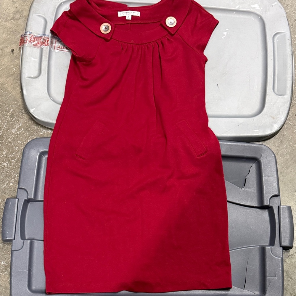 Charming Red Kids Dress